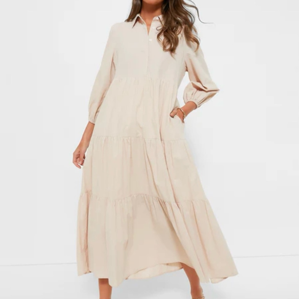 Pomander Place Cream Maxi Dress